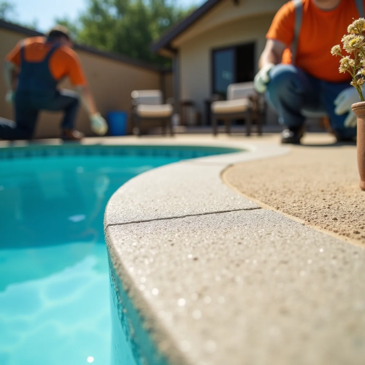 Pool deck resurfacing cool deck finish Converse TX