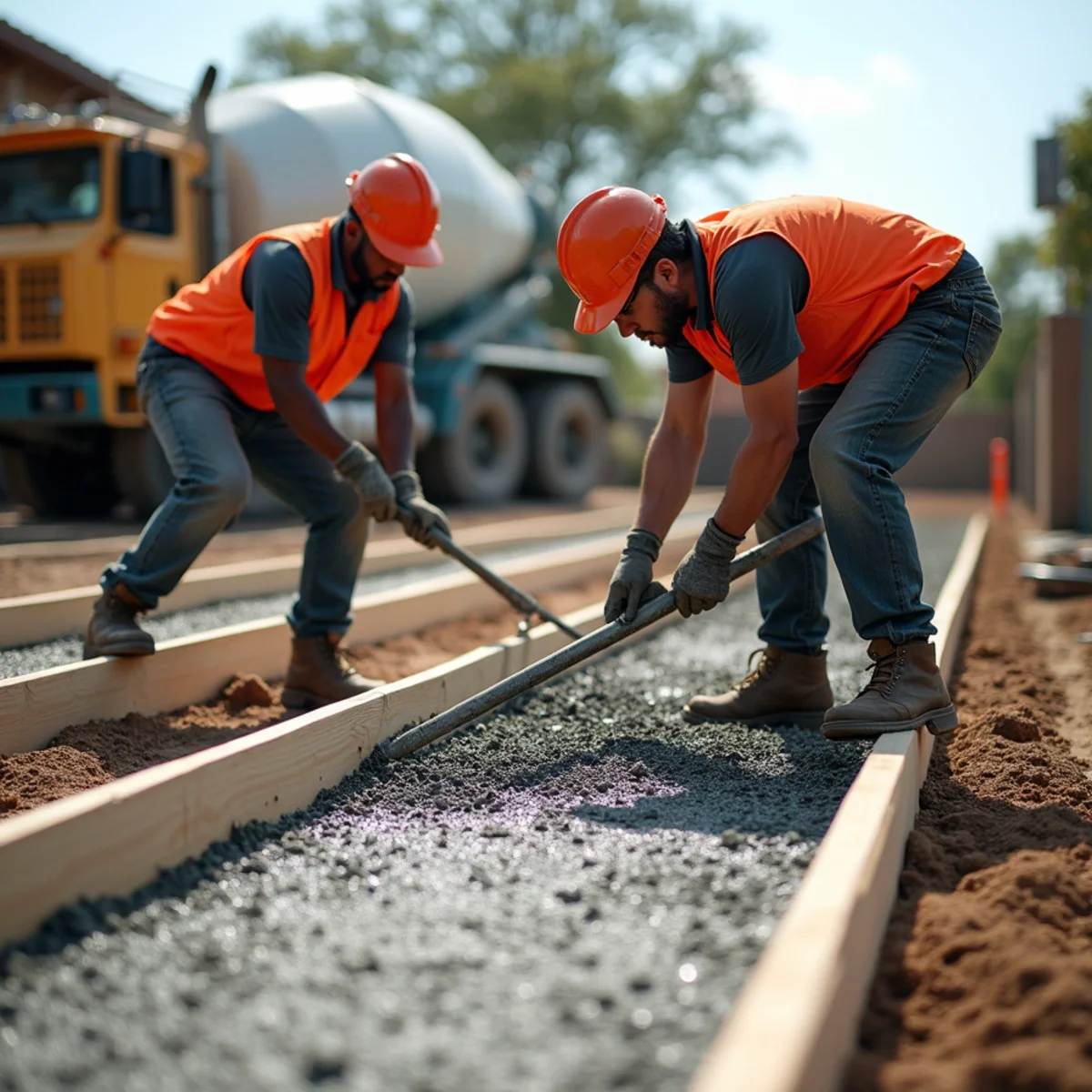 Patios & Walkways ready mix pour Converse TX